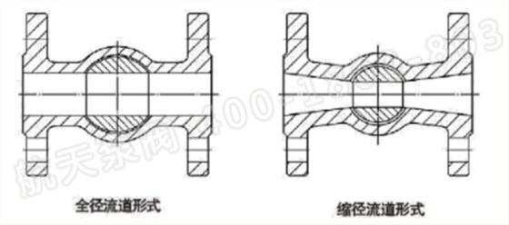 全通徑結構(gòu)及縮(suō)徑結構